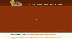 Desktop Screenshot of cozumelmayantours.com